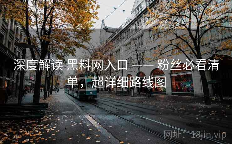 深度解读 黑料网入口 —— 粉丝必看清单,超详细路线图